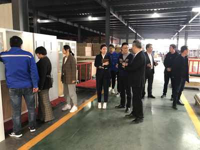 浙江圣奧集團(tuán)陳園和副總裁一行蒞臨科飛亞參觀訪問(wèn)